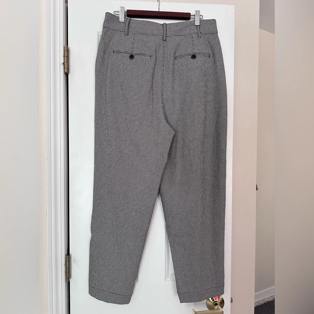Madewell High-Waist Pleated Gray Trousers